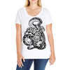 snake and tiger Ladies Curvy T-Shirt