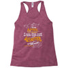 i am an april women Racerback Tank