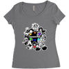 undertale flowey Women's Triblend Scoop T-shirt