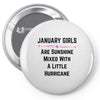 January Girls Pin-back button