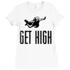 get high Ladies Fitted T-Shirt