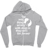 the only thing wrong with dogs Zipper Hoodie