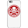 red skull logo avengers marvel comics gift iPhone 6/6s Case