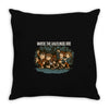 where the halflings are Throw Pillow