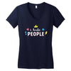 I Hate People Women's V-Neck T-Shirt