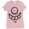 monster face (2) Ladies Fitted T-Shirt