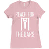 reach for the bars Ladies Fitted T-Shirt