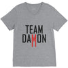 team damon salvatore V-Neck Tee