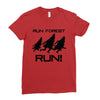 run forest run Ladies Fitted T-Shirt