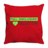 i heart gluten Throw Pillow