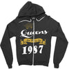 queens are born in 1987 Zipper Hoodie