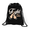 Fight For a Cure Uterine Cancer Awareness Drawstring Bags