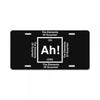 the elements of suprise License Plate