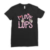 i love lops lots Ladies Fitted T-Shirt