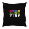 reservoir turtles Throw Pillow