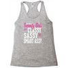 classy sassy Racerback Tank