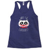 why so curious Racerback Tank