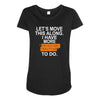 i have more trick or treating Maternity Scoop Neck T-shirt