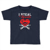 i steal heart valentin day Toddler T-shirt