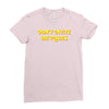 don't invite me places Ladies Fitted T-Shirt