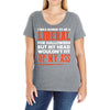 liberal for halloween (mp) Ladies Curvy T-Shirt