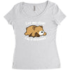 dreamer bear Women's Triblend Scoop T-shirt