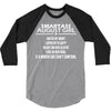 Smartass August Girl 3/4 Sleeve Shirt