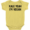 kale yeah i'm vegan Baby Bodysuit