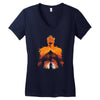 time to praise the sun Women's V-Neck T-Shirt