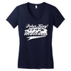 personalised poker king Women's V-Neck T-Shirt