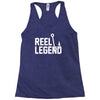 reel legend funny lure father's day country fishing bass humor Racerback Tank