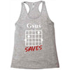 gsus saves chord Racerback Tank