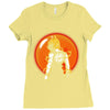 Goku Super Saiyan Dragon Ball 4 star Ladies Fitted T-Shirt