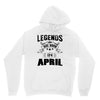 Legends Are Born In April Hoodie