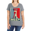beaker meep poster, ideal birthday gift or present Ladies Curvy T-Shirt