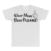 Want More Beer Please Black All Over Men's T-shirt