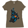 wild style dv Ladies Fitted T-Shirt