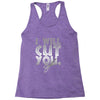 i will cut you Racerback Tank