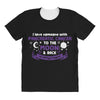 I Love Someone with Pancreatic Cancer to The Moon and Back to Infinity All Over Women's T-shirt