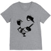panda V-Neck Tee