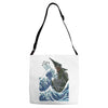 kaiju wave Adjustable Strap Totes