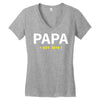 papa Women's V-Neck T-Shirt