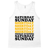 saturday sunday shitday Tank Top