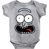 pickle rick face Baby Onesie