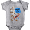 looney tunes genius at work Baby Onesie