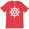 steering wheel sail boat funny T-Shirt
