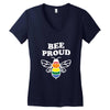Bee proud Women's V-Neck T-Shirt
