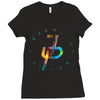 jake paul colorful Ladies Fitted T-Shirt