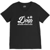 Dogs Because People Suck V-Neck Tee