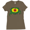 crawling eye monster Ladies Fitted T-Shirt
